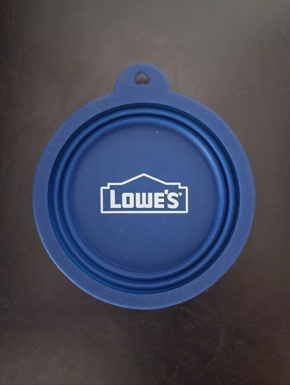 3/$10 🌟 NEW Lowe's Blue Silicone Collapsible Pet Dog Puppy Water Travel Bowl